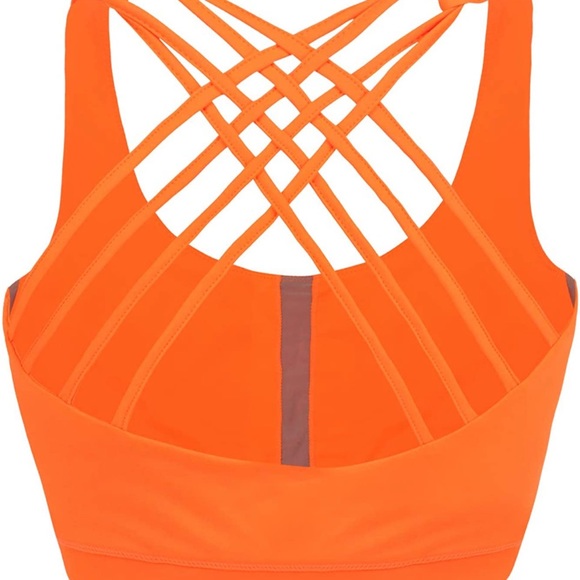 Orange sports bra - Picture 3 of 5